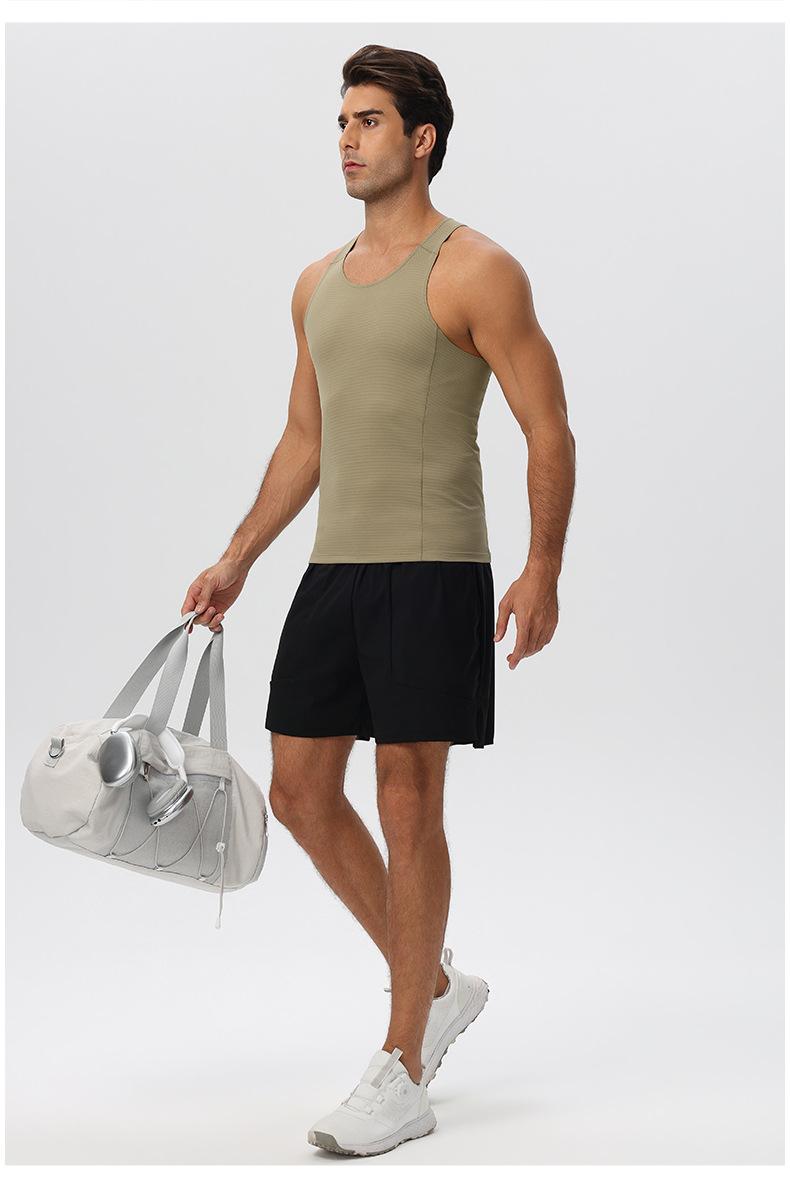 Mens Running Workout 65%nylon 35%spandex Tank Top 51149 print logo 28