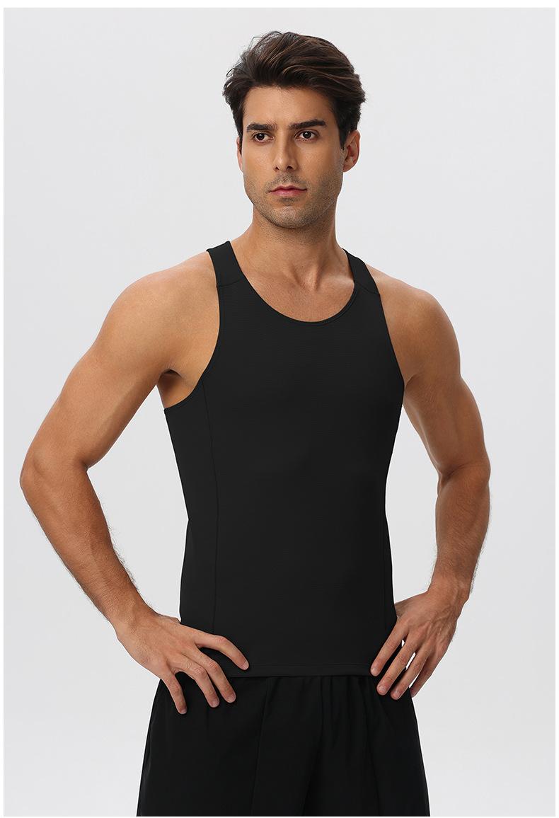Mens Running Workout 65%nylon 35%spandex Tank Top 51149 print logo 30