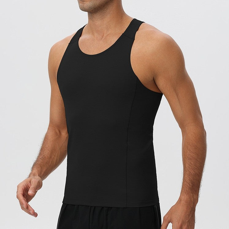 Mens Running Workout 65%nylon 35%spandex Tank Top 51149 print logo 31