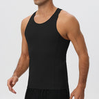 Mens Running Workout 65%nylon 35%spandex Tank Top 51149 print logo 32