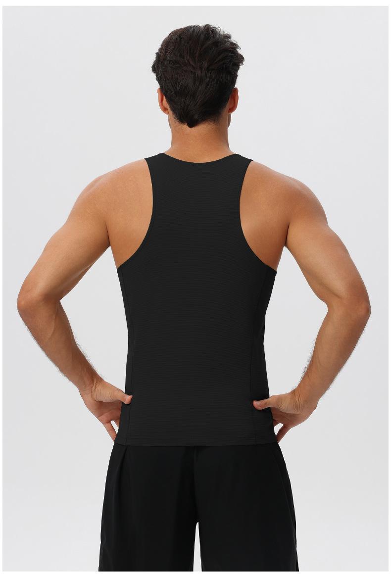 Mens Running Workout 65%nylon 35%spandex Tank Top 51149 print logo 33