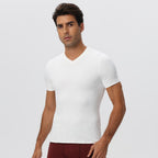 Mens Sports Training 85%nylon 15%spandex Tshirt 51248 print logo 6