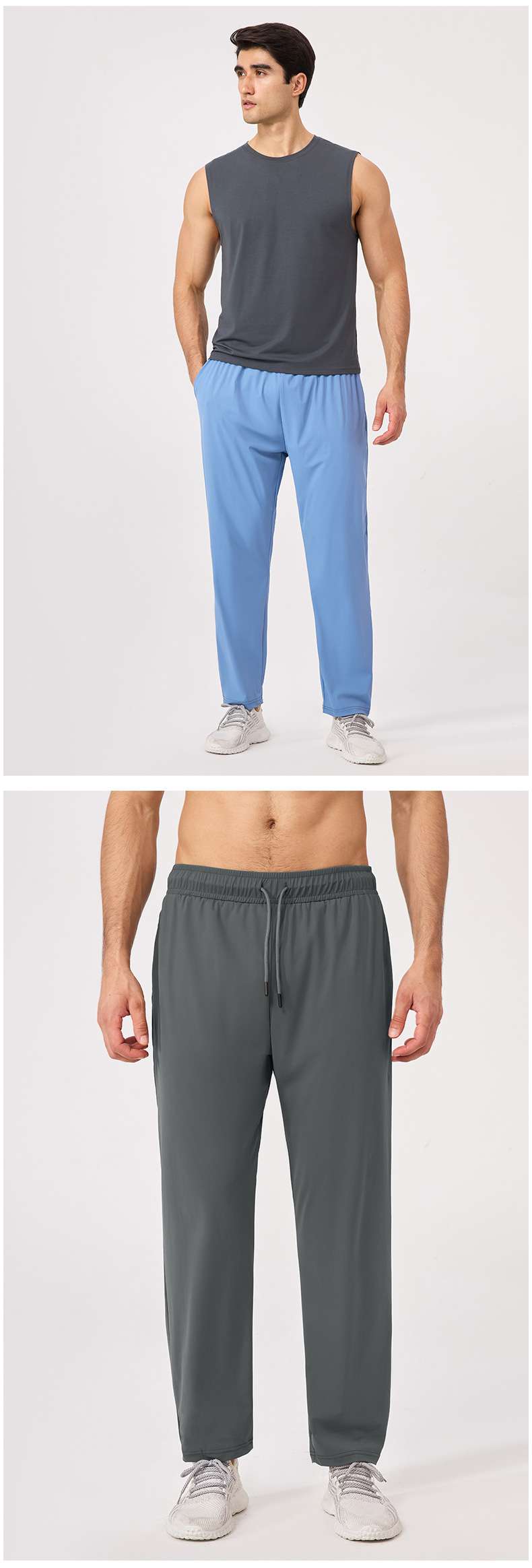 Mens Workout Activewear 80%nylon 20%spandex Pants 51344 print logo 16