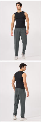 Mens Workout Activewear 80%nylon 20%spandex Pants 51344 print logo 18