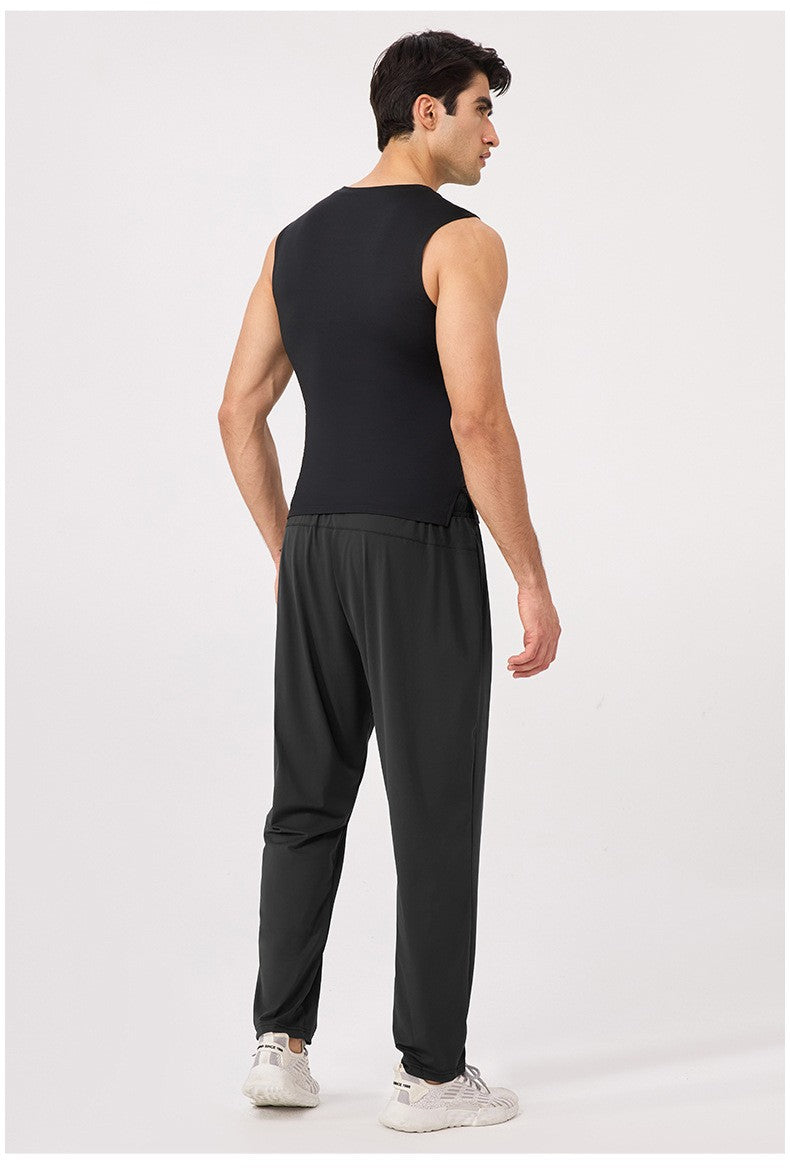 Mens Workout Activewear 80%nylon 20%spandex Pants 51344 print logo 21