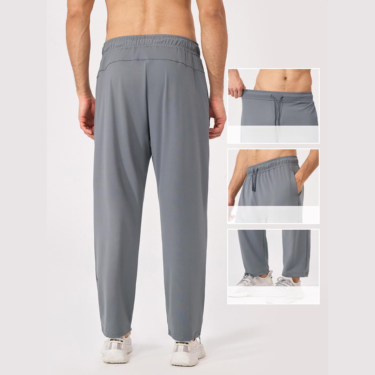 Mens Sports Jogger 80%polyester 20%spandex Pants 51345 print logo 8