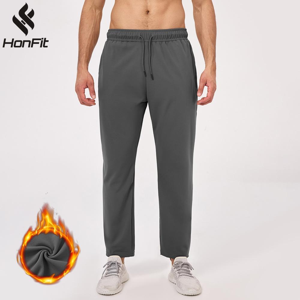 Mens Fleece Sports 80%polyester 20%spandex Pants 51346 print logo 15