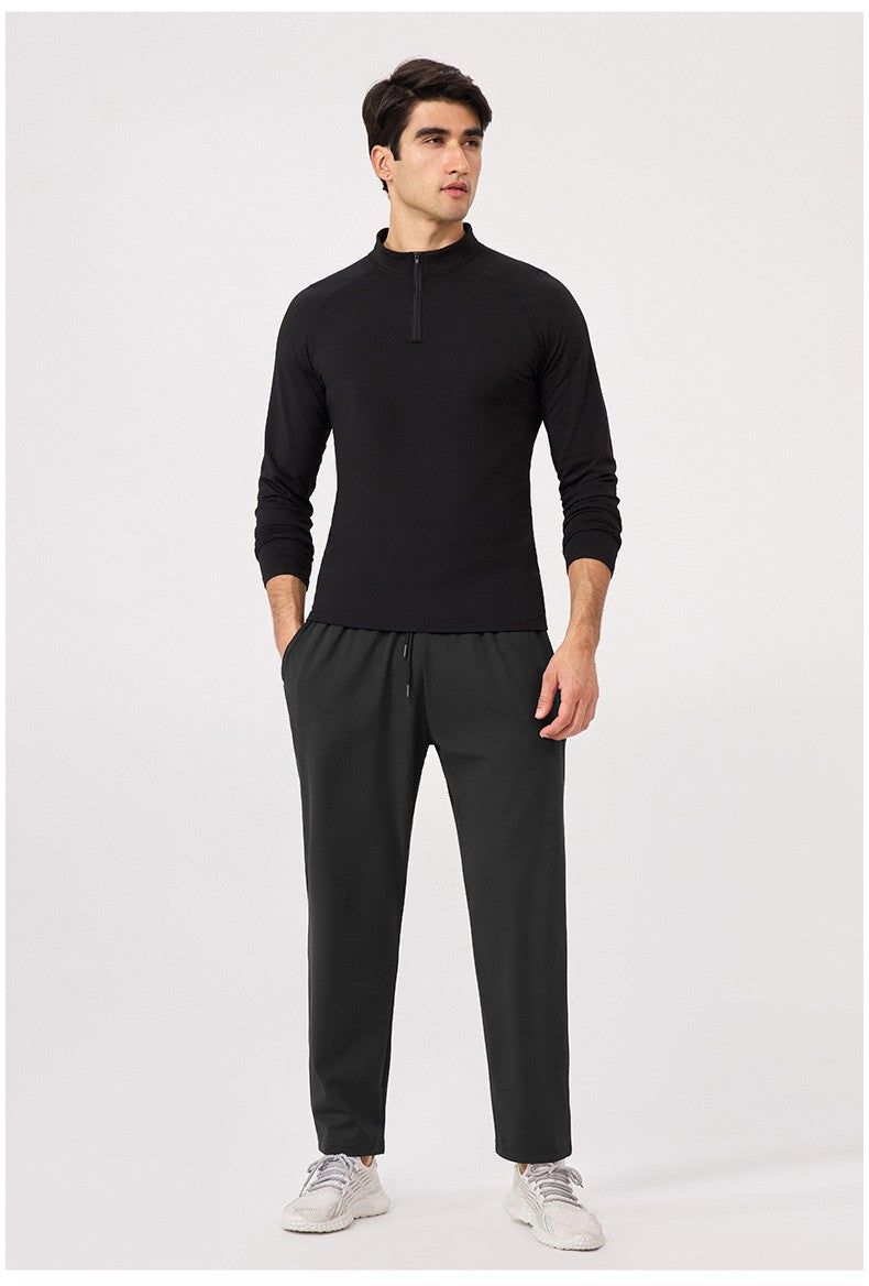 Mens Fleece Sports 80%polyester 20%spandex Pants 51346 print logo 28