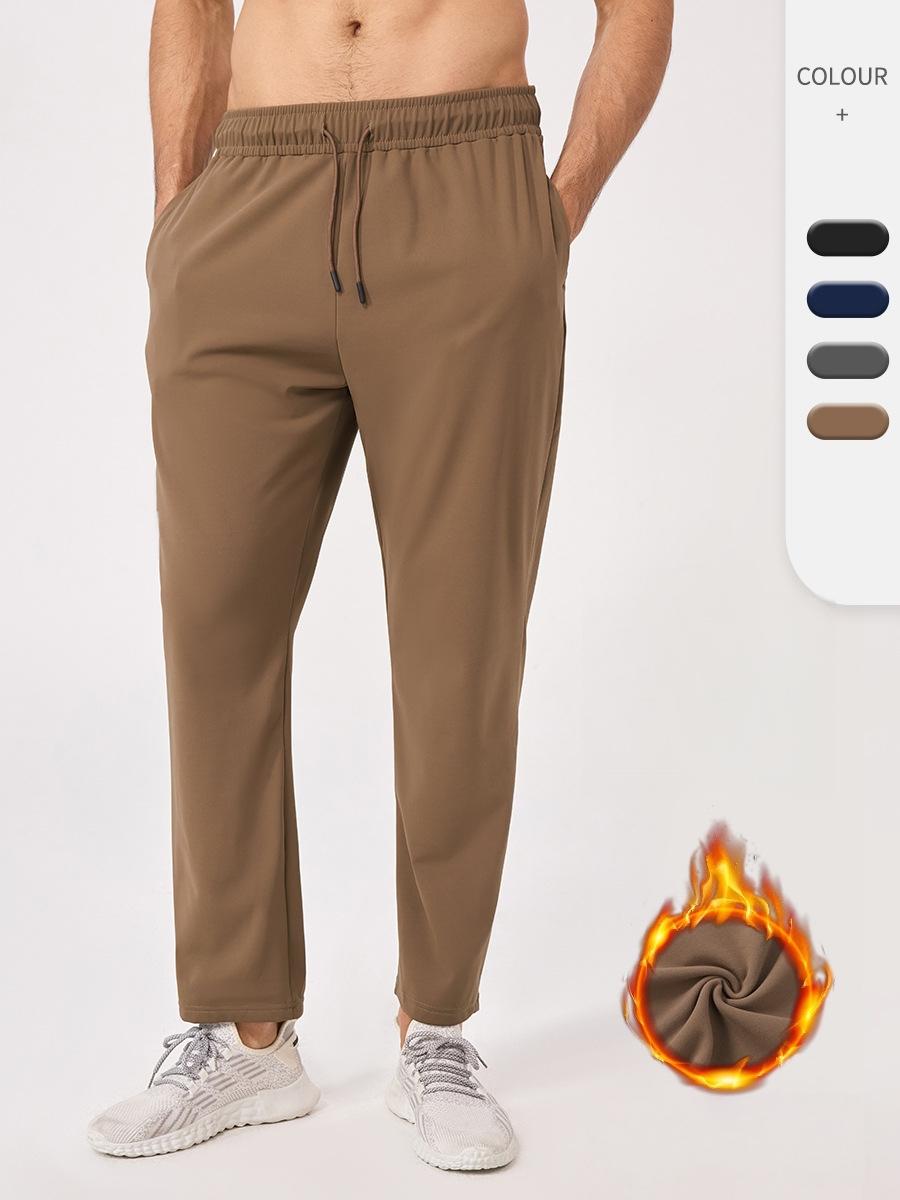 Mens Fleece Sports 80%polyester 20%spandex Pants 51346 print logo 7