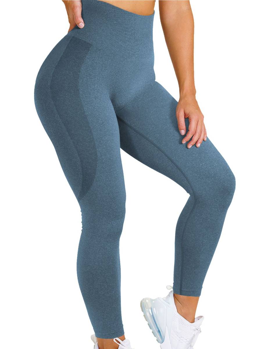 Womens Sports Yoga 80%nylon 20%spandex Leggings 5428 print logo 18