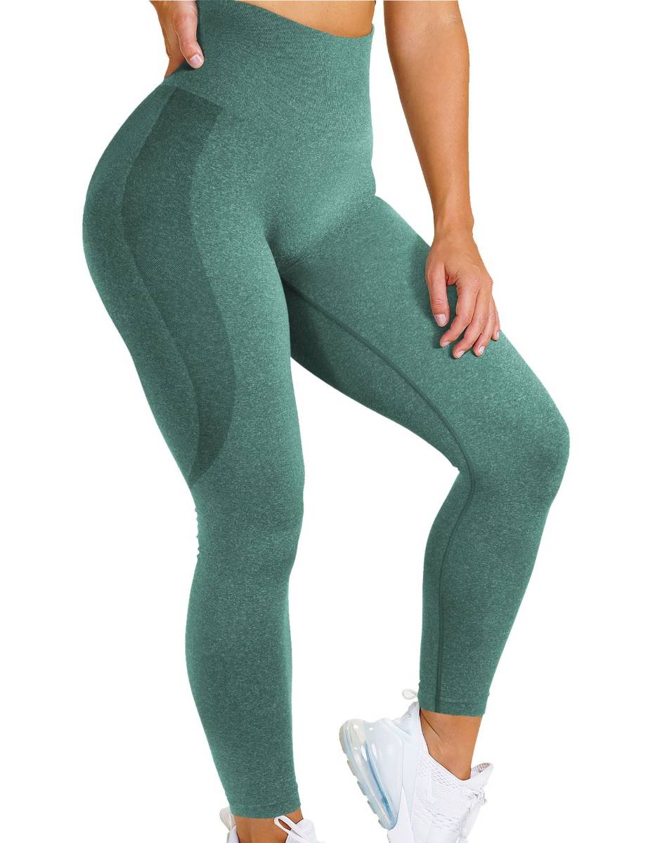Womens Sports Yoga 80%nylon 20%spandex Leggings 5428 print logo 10