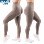Womens Seamless Yoga 52%nylon 40%Polyester 8%spandex Leggings 5439 print logo 60
