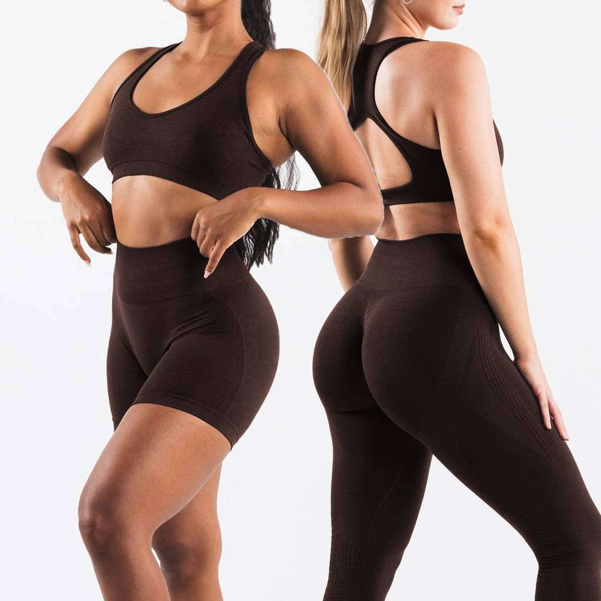 Womens Seamless Yoga 52%nylon 40%Polyester 8%spandex Leggings 5439 print logo 21