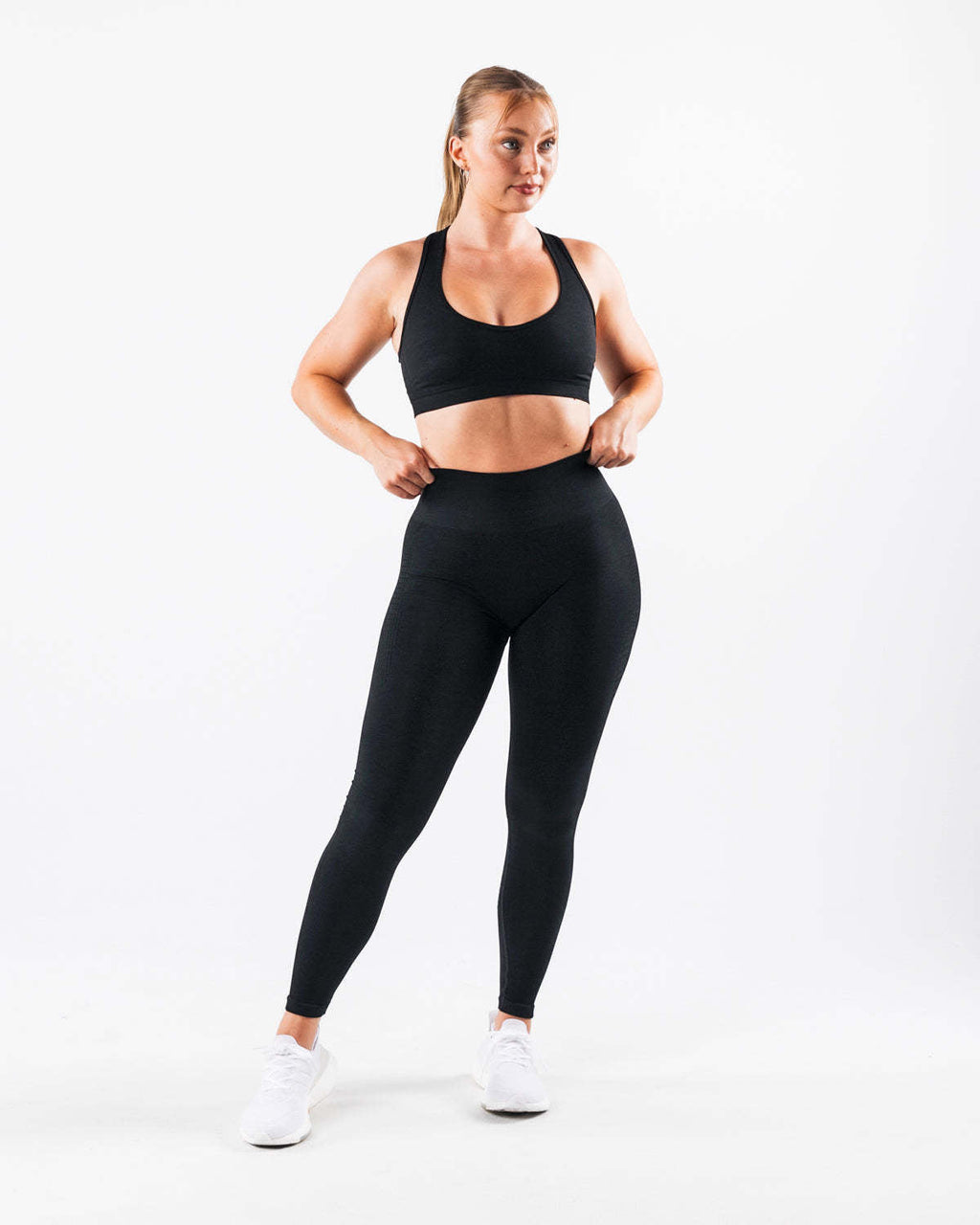 Womens Seamless Yoga 52%nylon 40%Polyester 8%spandex Leggings 5439 print logo 44