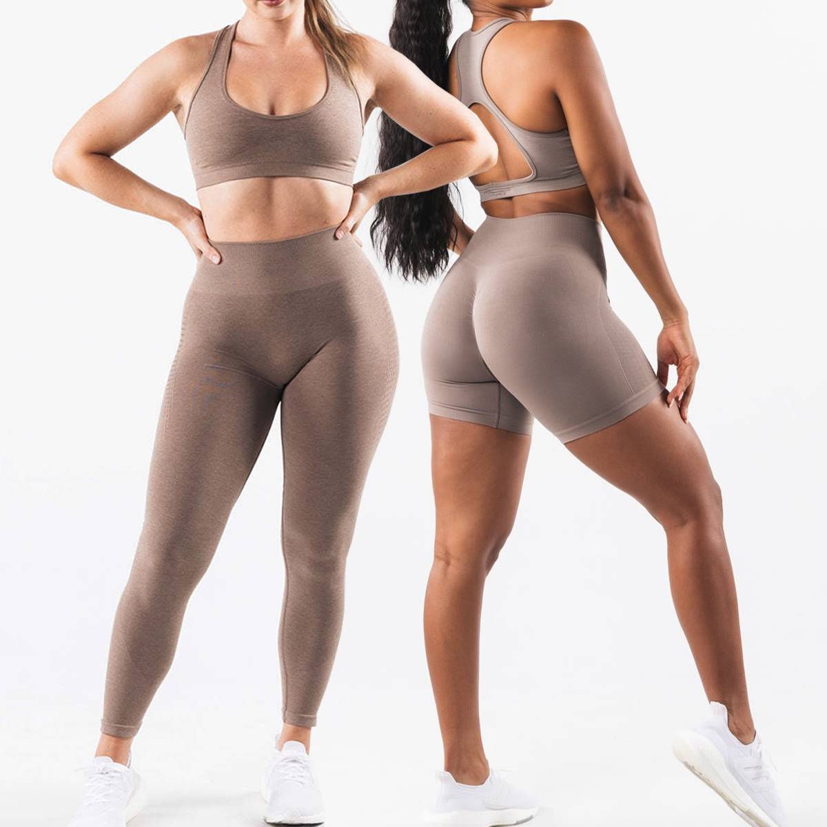 Womens Seamless Yoga 52%nylon 40%Polyester 8%spandex Leggings 5439 print logo 22