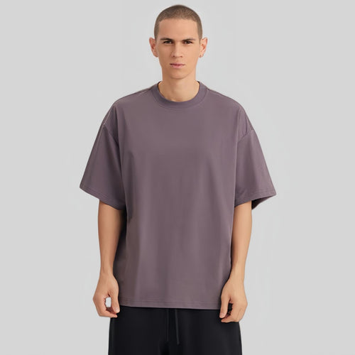 Mens Casual Sports 70%cotton 30%polyester Oversized T-shirt UT001 - Honfitwear