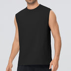 Mens Gym Workout 100%polyester Tank Top 61145 print logo 13