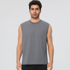 Mens Gym Workout 100%polyester Tank Top 61145 print logo 17