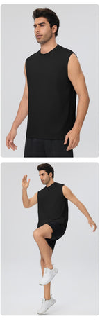 Mens Gym Workout 100%polyester Tank Top 61145 print logo 31