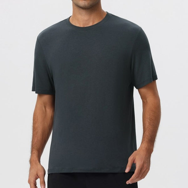 Mens Gym Sports 67%Regenerated Cellulose Fiber 29%Cotton 4%Spandex Tshirt 51201 print logo 1