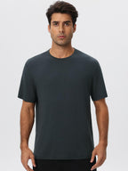 Mens Gym Sports 67%Regenerated Cellulose Fiber 29%Cotton 4%Spandex Tshirt 51201 print logo 14