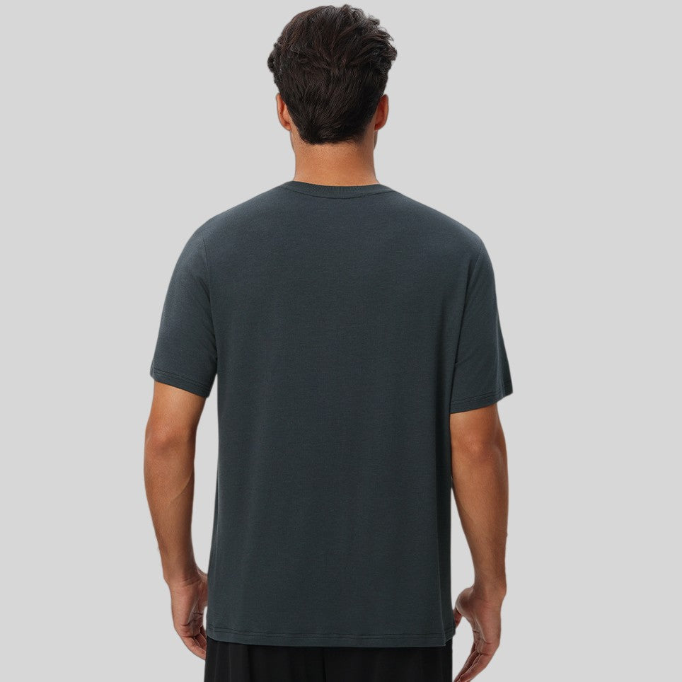 Mens Gym Sports 67%Regenerated Cellulose Fiber 29%Cotton 4%Spandex Tshirt 51201 print logo 2