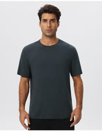 Mens Gym Sports 67%Regenerated Cellulose Fiber 29%Cotton 4%Spandex Tshirt 51201 print logo 20