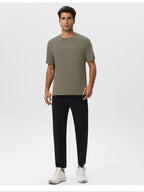 Mens Gym Sports 67%Regenerated Cellulose Fiber 29%Cotton 4%Spandex Tshirt 51201 print logo 27
