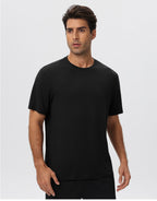 Mens Gym Sports 67%Regenerated Cellulose Fiber 29%Cotton 4%Spandex Tshirt 51201 print logo 28