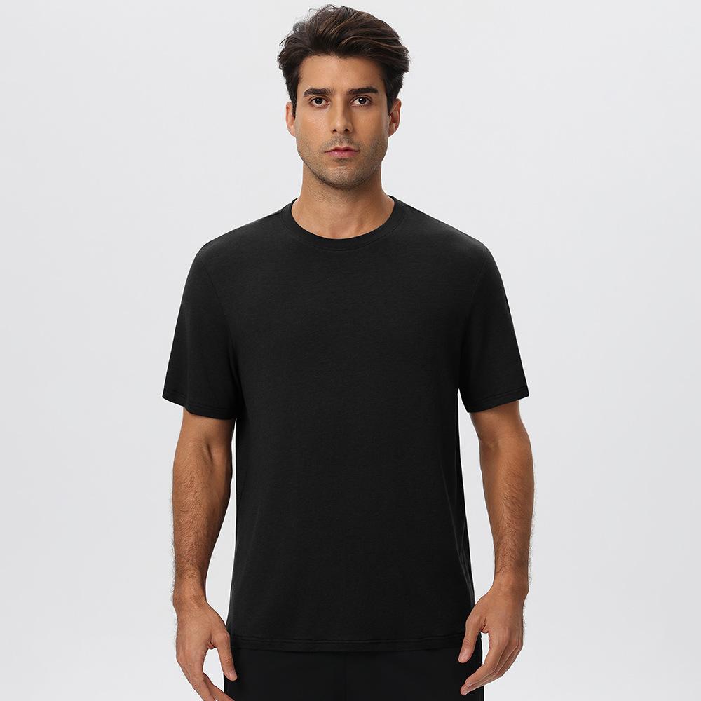 Mens Gym Sports 67%Regenerated Cellulose Fiber 29%Cotton 4%Spandex Tshirt 51201 print logo 6