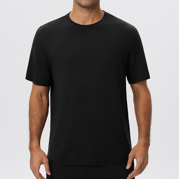 Mens Gym Sports 67%Regenerated Cellulose Fiber 29%Cotton 4%Spandex Tshirt 51201 print logo 7
