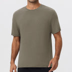 Mens Gym Sports 67%Regenerated Cellulose Fiber 29%Cotton 4%Spandex Tshirt 51201 print logo 9