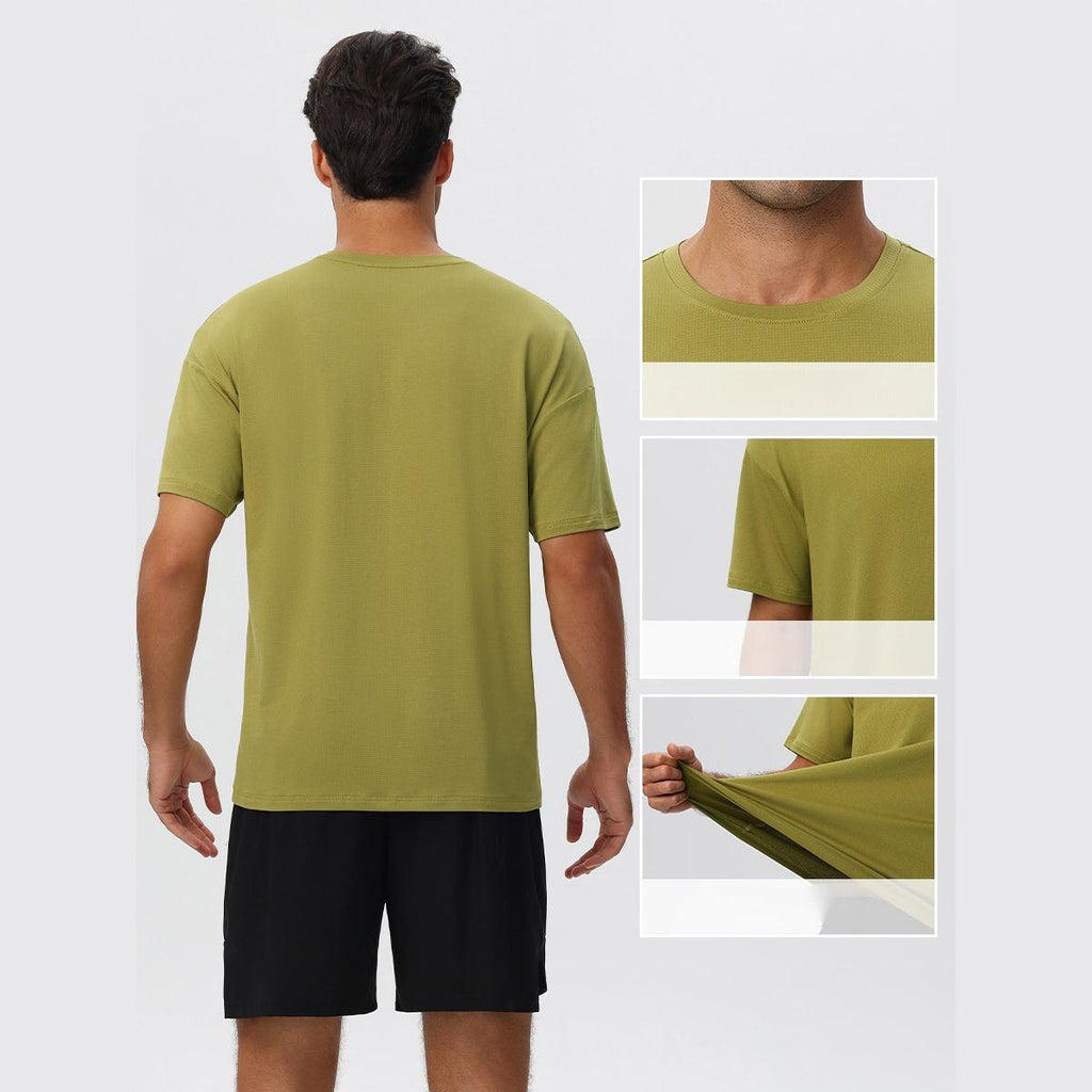 Mens Gym Activewear 39%Polyester 27.5% Cotton 27.5%Modal 6%Spandex Tshirt 61202 print logo 12