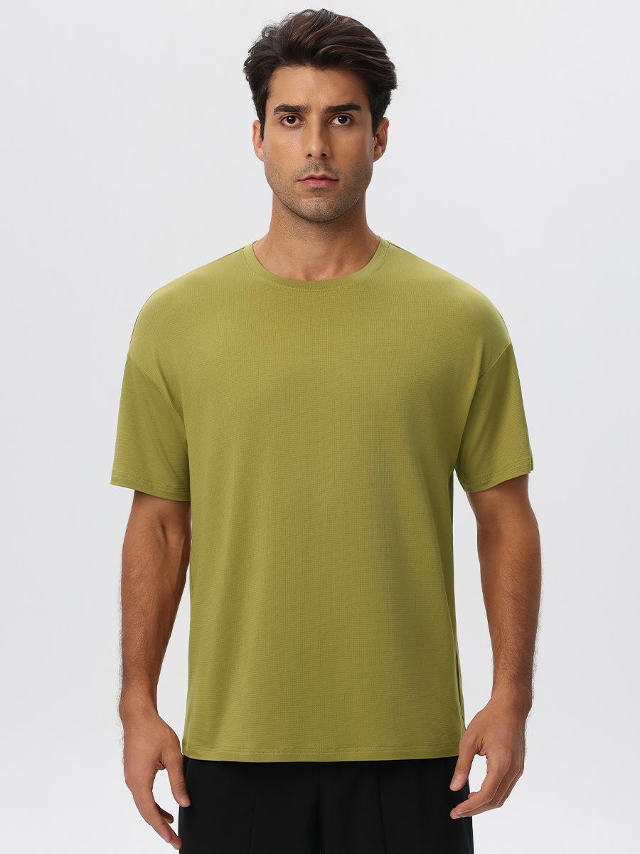 Mens Gym Activewear 39%Polyester 27.5% Cotton 27.5%Modal 6%Spandex Tshirt 61202 print logo 13