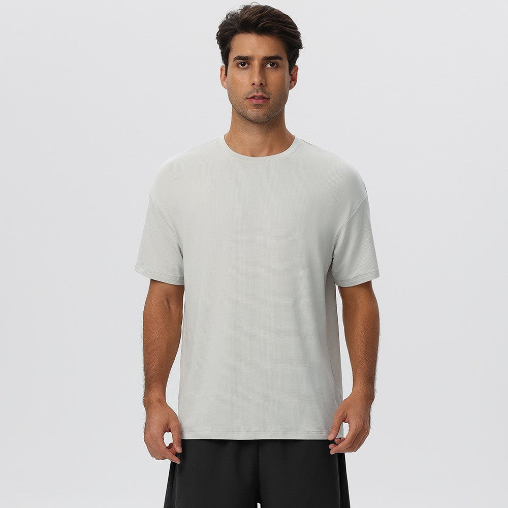 Mens Gym Activewear 39%Polyester 27.5% Cotton 27.5%Modal 6%Spandex Tshirt 61202 print logo 17