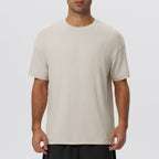 Mens Gym Activewear 39%Polyester 27.5% Cotton 27.5%Modal 6%Spandex Tshirt 61202 print logo 4