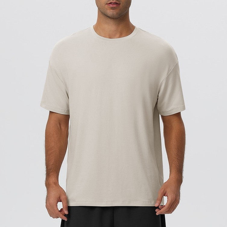 Mens Gym Activewear 39%Polyester 27.5% Cotton 27.5%Modal 6%Spandex Tshirt 61202 print logo 4