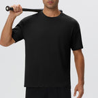 Mens Gym Activewear 39%Polyester 27.5% Cotton 27.5%Modal 6%Spandex Tshirt 61202 print logo 6