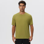 Mens Gym Activewear 39%Polyester 27.5% Cotton 27.5%Modal 6%Spandex Tshirt 61202 print logo 7
