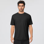 Mens Training Fitness 100%polyester Tshirt 61203 print logo 12