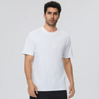 Mens Training Fitness 100%polyester Tshirt 61203 print logo 14