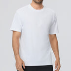 Mens Training Fitness 100%polyester Tshirt 61203 print logo 15