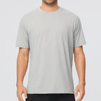 Mens Training Fitness 100%polyester Tshirt 61203 print logo 18