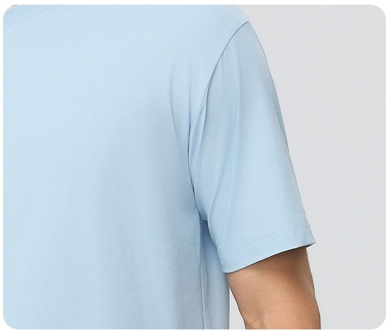 Mens Training Fitness 100%polyester Tshirt 61203 print logo 20