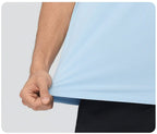 Mens Training Fitness 100%polyester Tshirt 61203 print logo 21