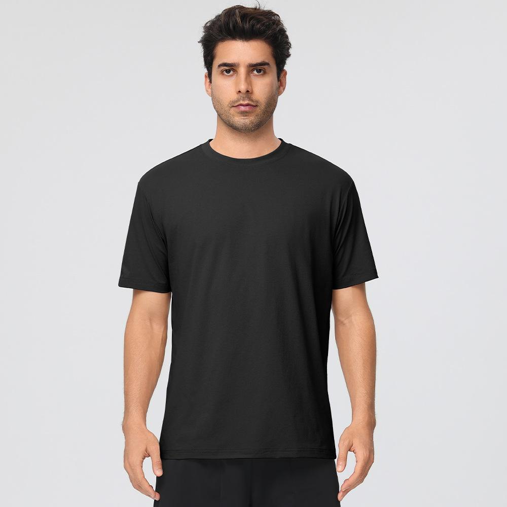 Mens Training Fitness 100%polyester Tshirt 61203 print logo 3