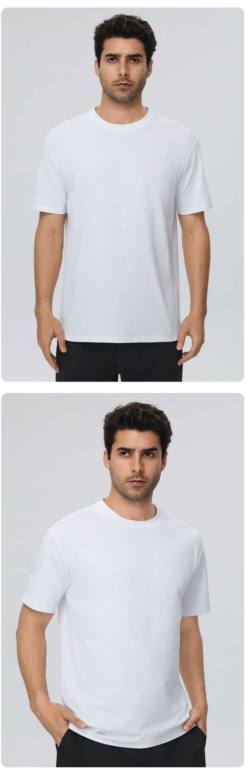 Mens Training Fitness 100%polyester Tshirt 61203 print logo 30