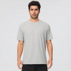 Mens Training Fitness 100%polyester Tshirt 61203 print logo 6