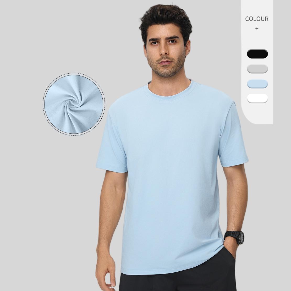 Mens Training Fitness 100%polyester Tshirt 61203 print logo 9