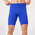 Mens Running Compression 75%nylon 25%spandex Shorts 51401 print logo 1